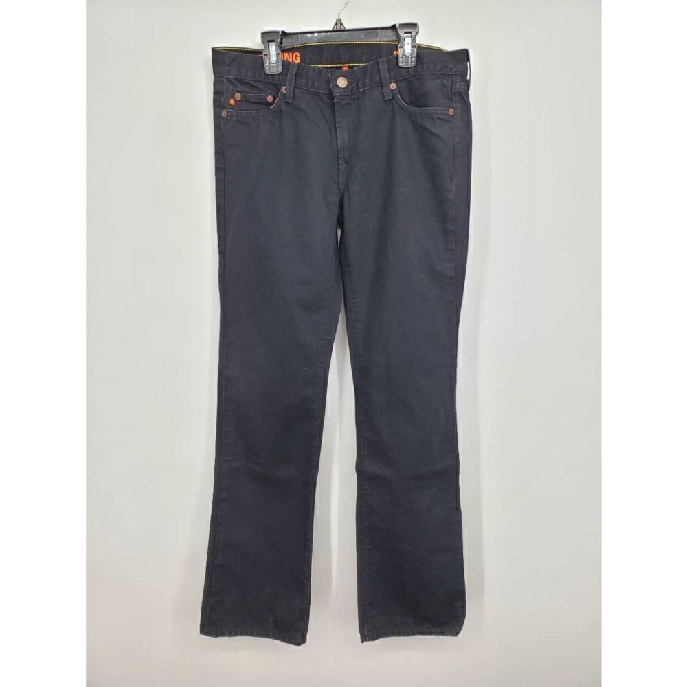 J. crew Hip Slung Jeans Hand Brushed Black Wash Size 29‎